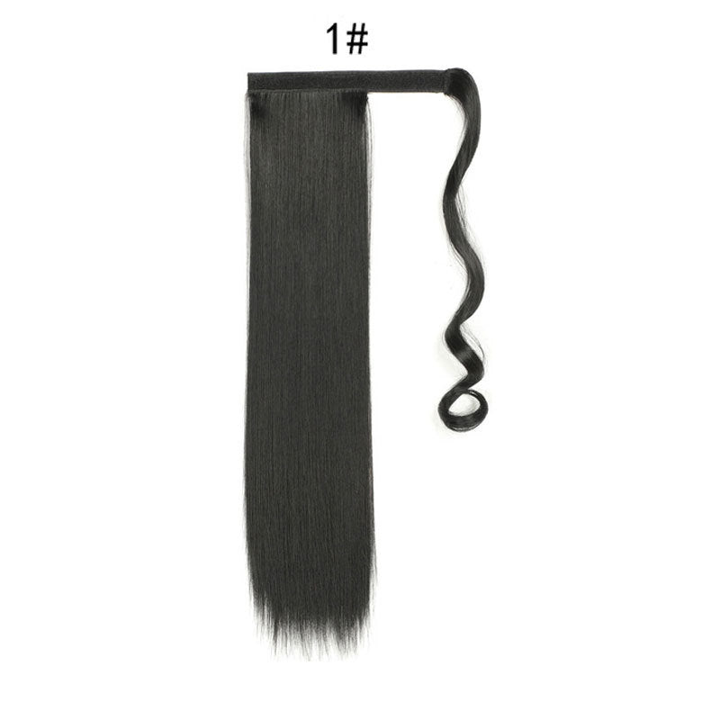 Women's Long Clip-In Ponytail Extension with Velcro Closure