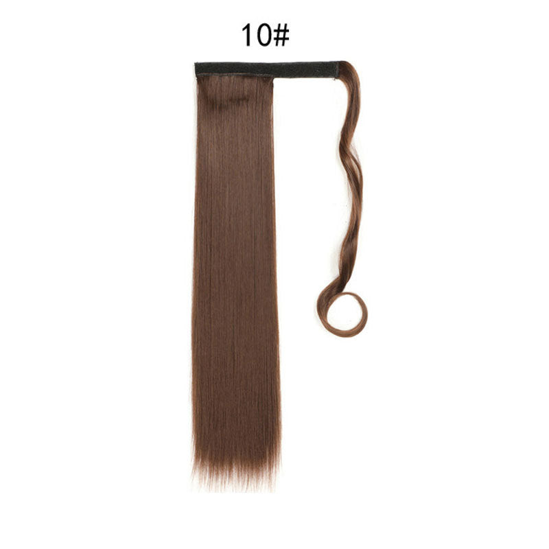 Women's Long Clip-In Ponytail Extension with Velcro Closure