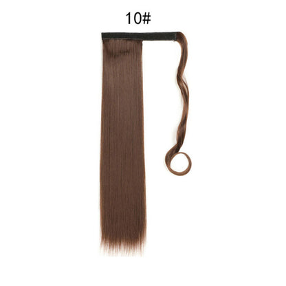 Women's Long Clip-In Ponytail Extension with Velcro Closure