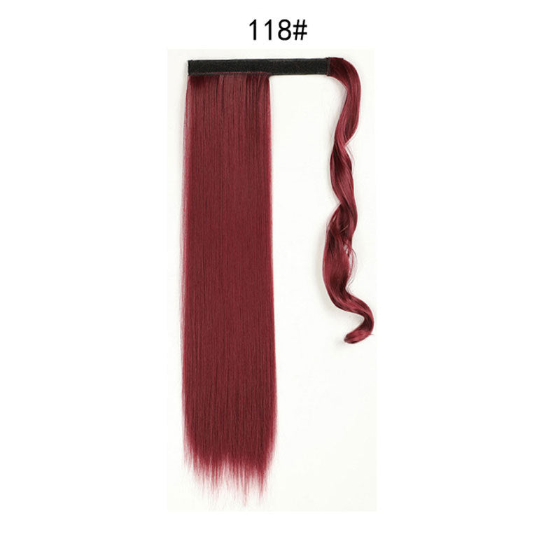 Women's Long Clip-In Ponytail Extension with Velcro Closure