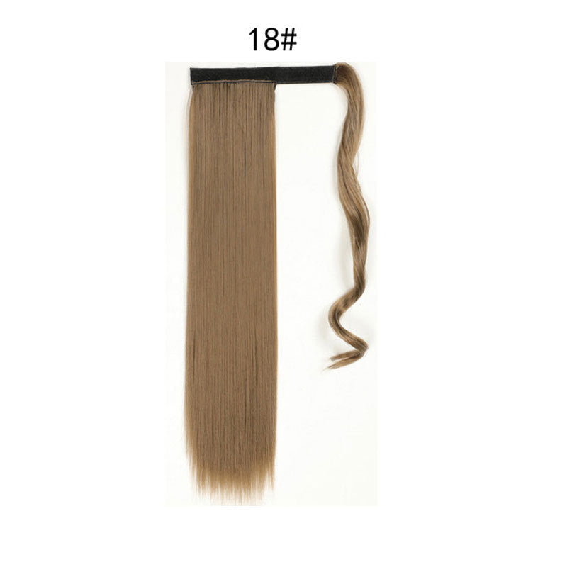 Women's Long Clip-In Ponytail Extension with Velcro Closure