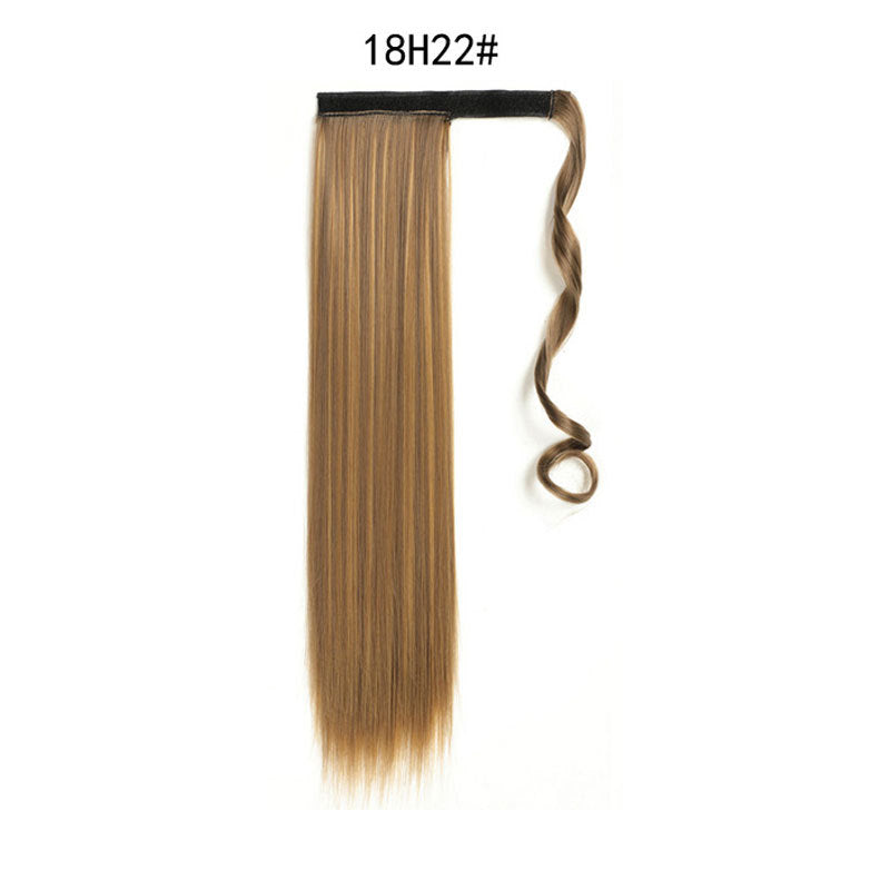Women's Long Clip-In Ponytail Extension with Velcro Closure