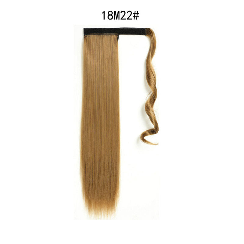 Women's Long Clip-In Ponytail Extension with Velcro Closure