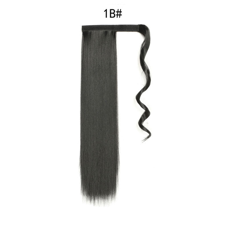 Women's Long Clip-In Ponytail Extension with Velcro Closure
