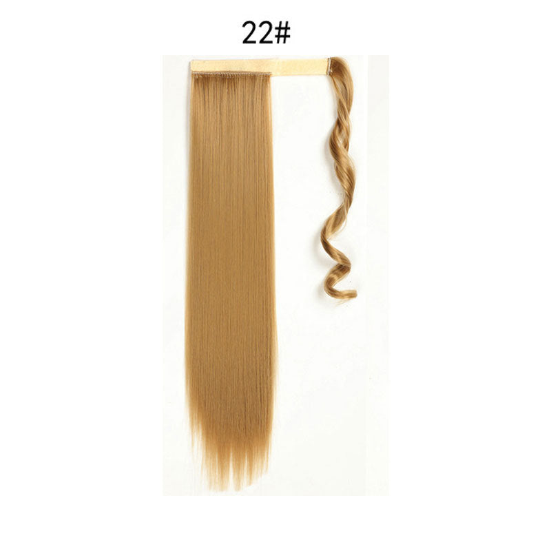 Women's Long Clip-In Ponytail Extension with Velcro Closure