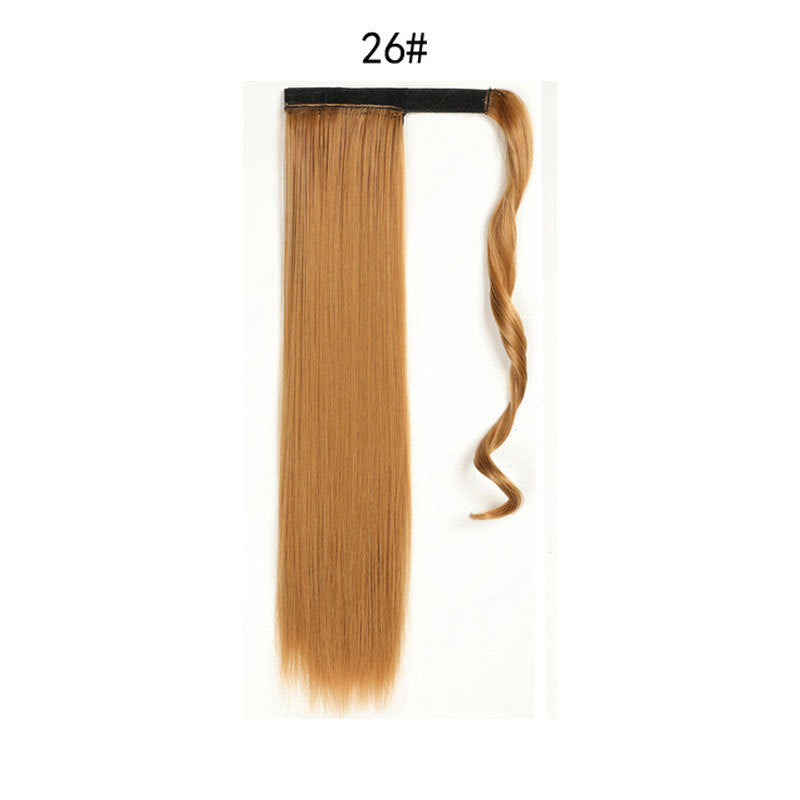 Women's Long Clip-In Ponytail Extension with Velcro Closure