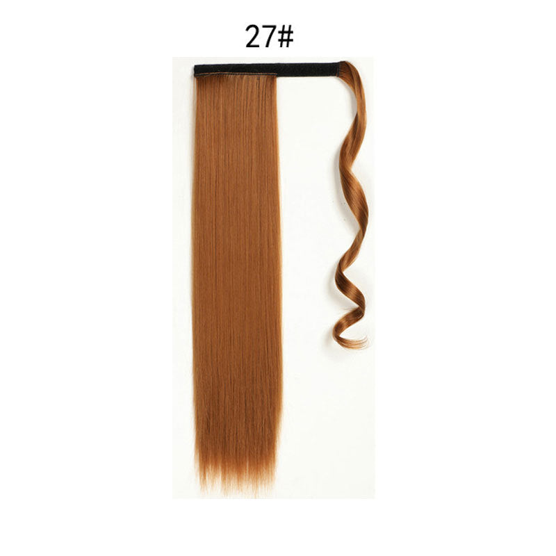 Women's Long Clip-In Ponytail Extension with Velcro Closure