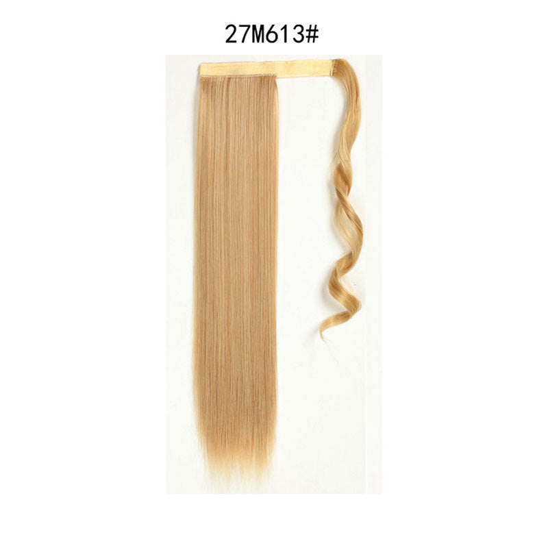 Women's Long Clip-In Ponytail Extension with Velcro Closure