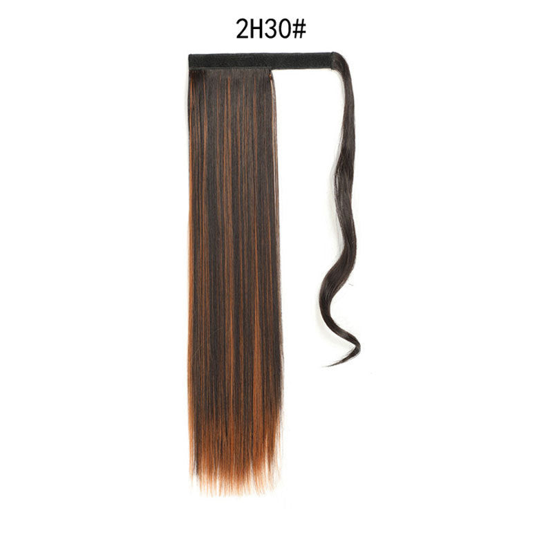 Women's Long Clip-In Ponytail Extension with Velcro Closure