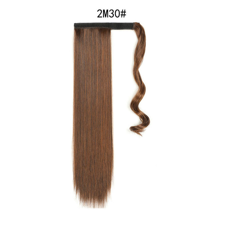 Women's Long Clip-In Ponytail Extension with Velcro Closure