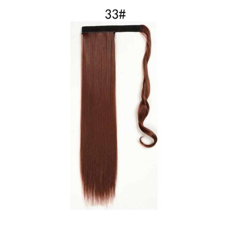 Women's Long Clip-In Ponytail Extension with Velcro Closure