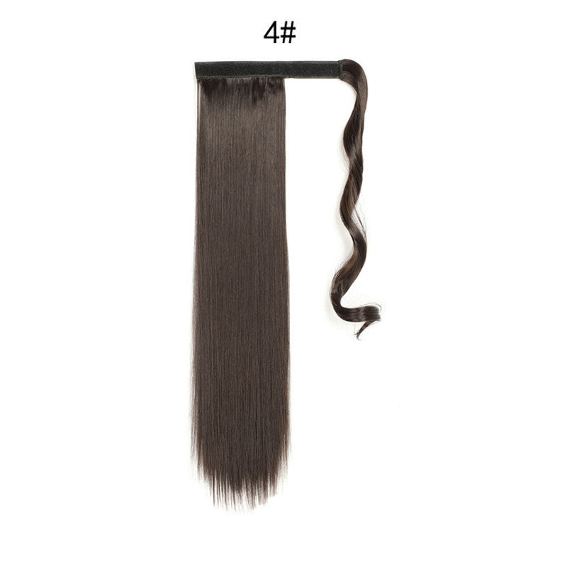 Women's Long Clip-In Ponytail Extension with Velcro Closure