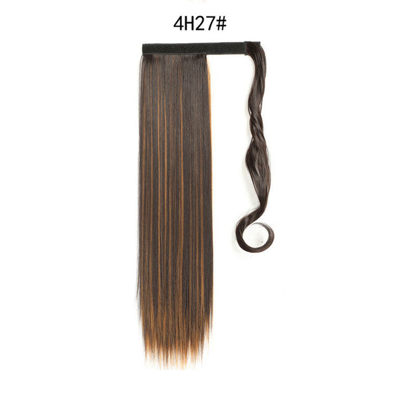 Women's Long Clip-In Ponytail Extension with Velcro Closure
