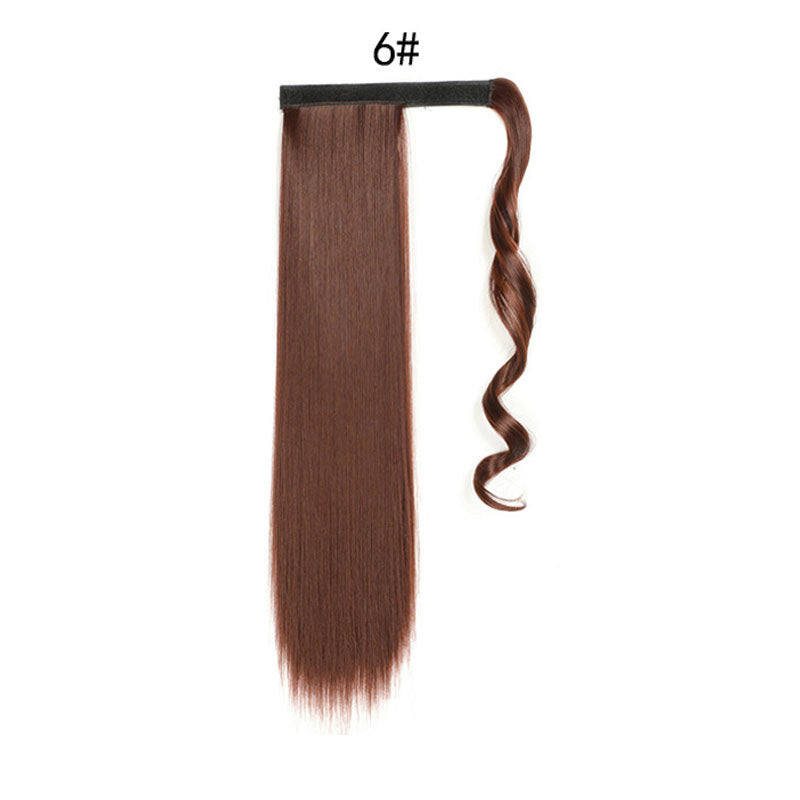 Women's Long Clip-In Ponytail Extension with Velcro Closure