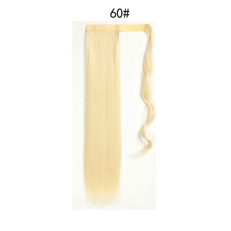 Women's Long Clip-In Ponytail Extension with Velcro Closure