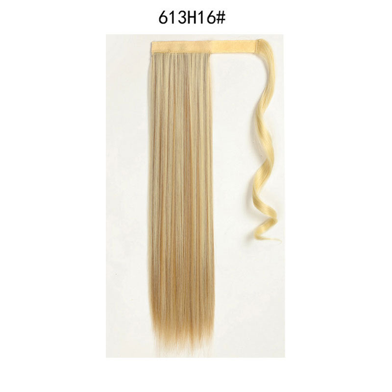 Women's Long Clip-In Ponytail Extension with Velcro Closure