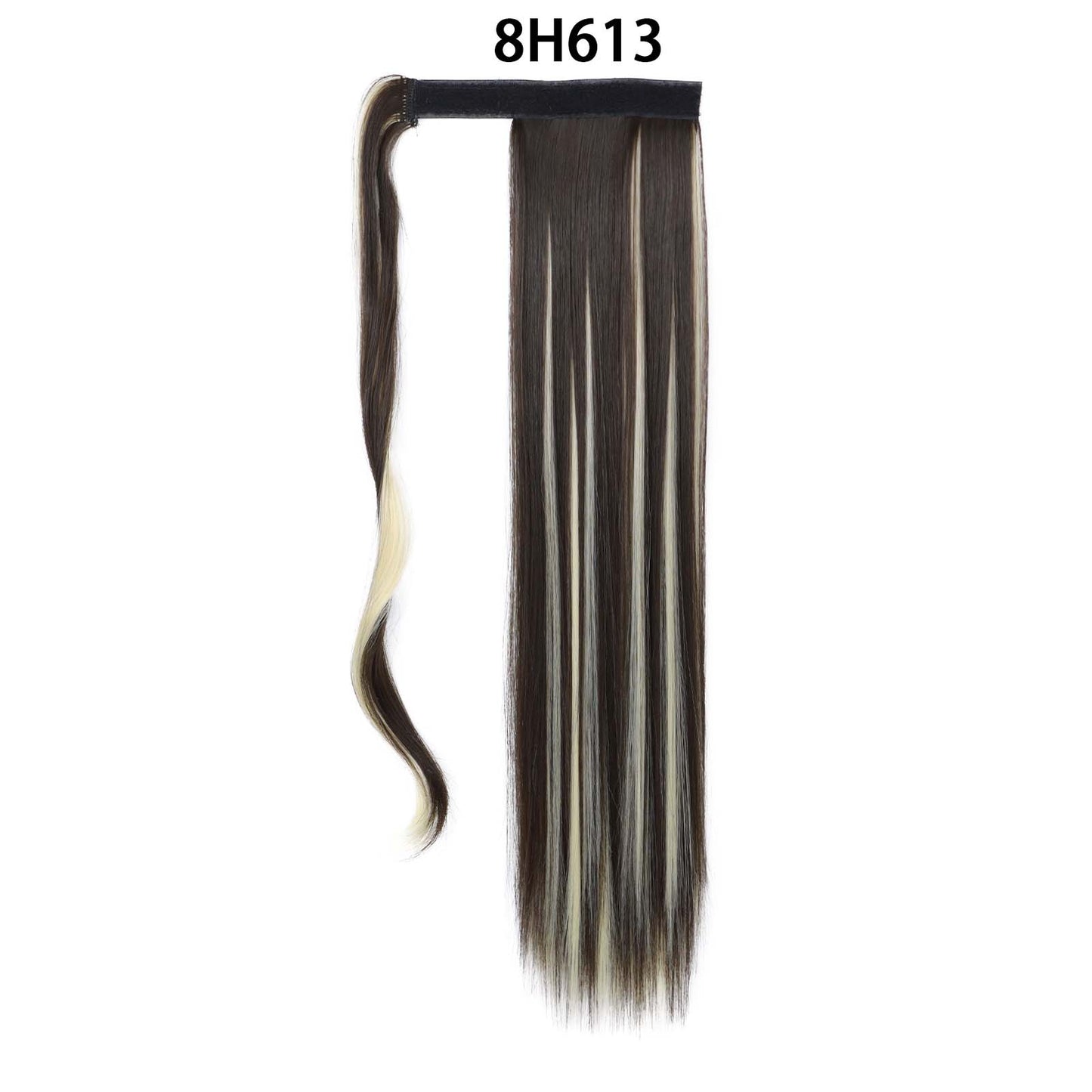 Women's Long Clip-In Ponytail Extension with Velcro Closure