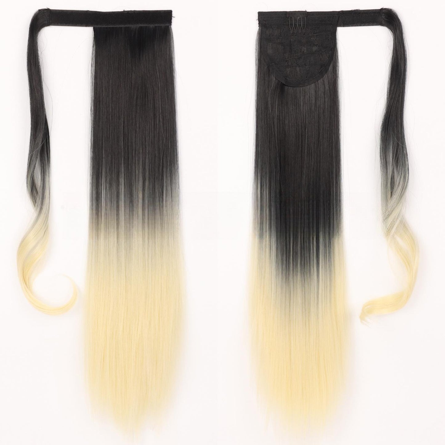 Women's Long Clip-In Ponytail Extension with Velcro Closure