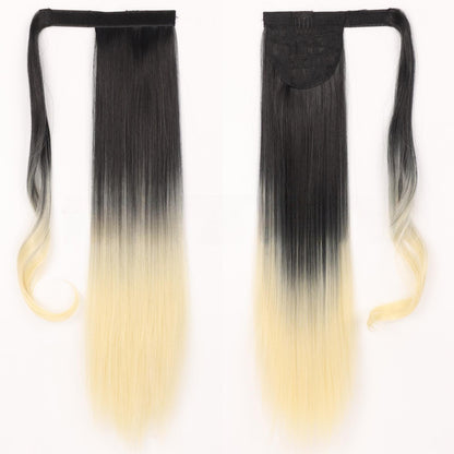Women's Long Clip-In Ponytail Extension with Velcro Closure